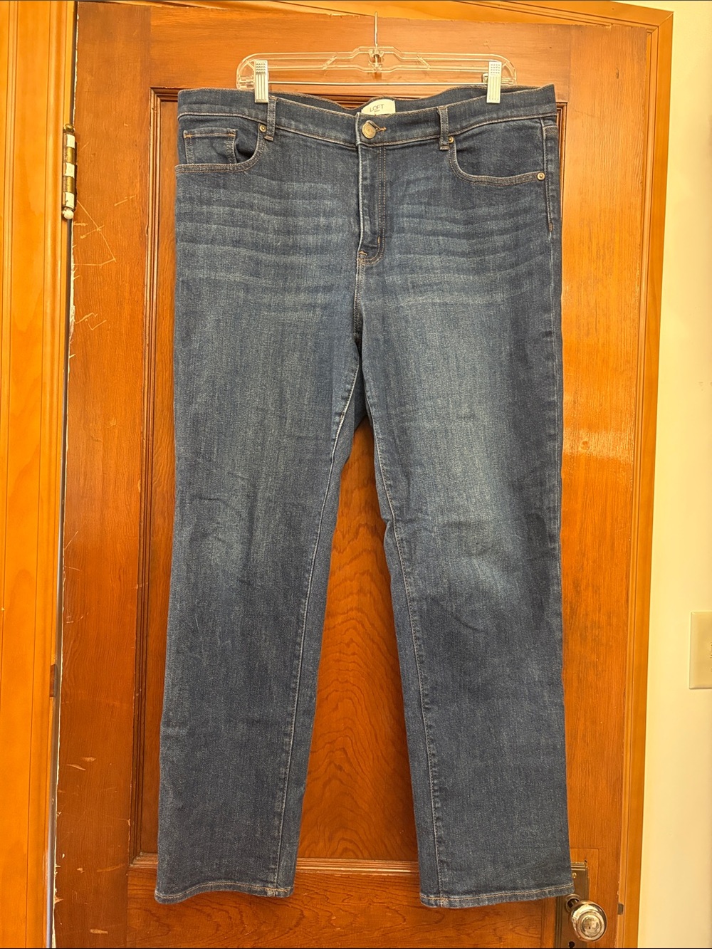 LOFT Outlet Indigo Boyfriend Jeans